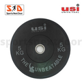 USI BPB Black Bumper Weight Plates (Pair)