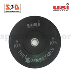 USI BPB Black Bumper Weight Plates (Pair)