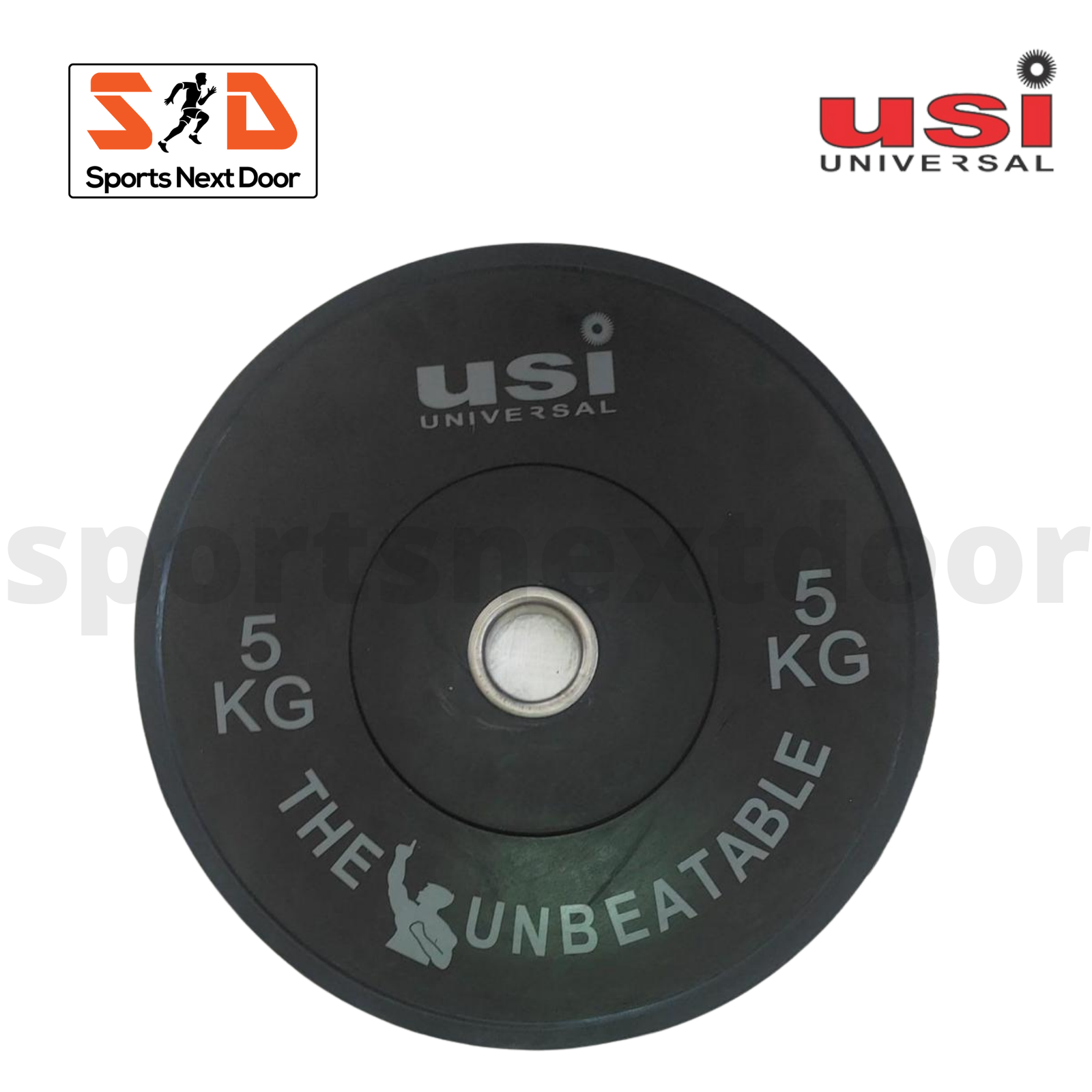 USI BPB Black Bumper Weight Plates (Pair)