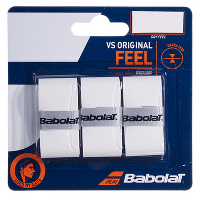 Babolat VS Original Overgrip for Tennis, Badminton and Squash Racquets (Pack of 3)