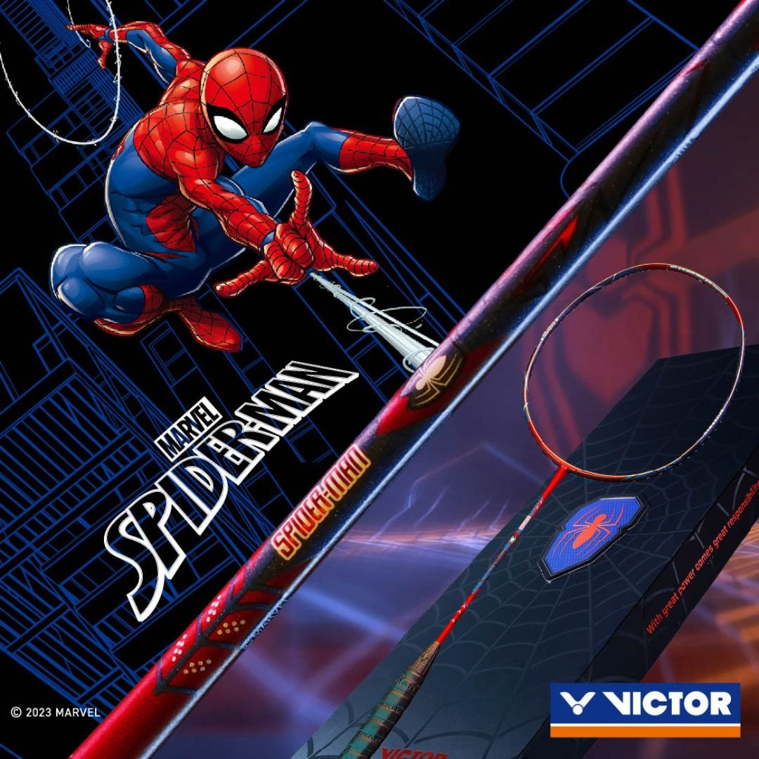 Victor Spider Man Badminton Racket AuraSpeed  (With Gift Box)