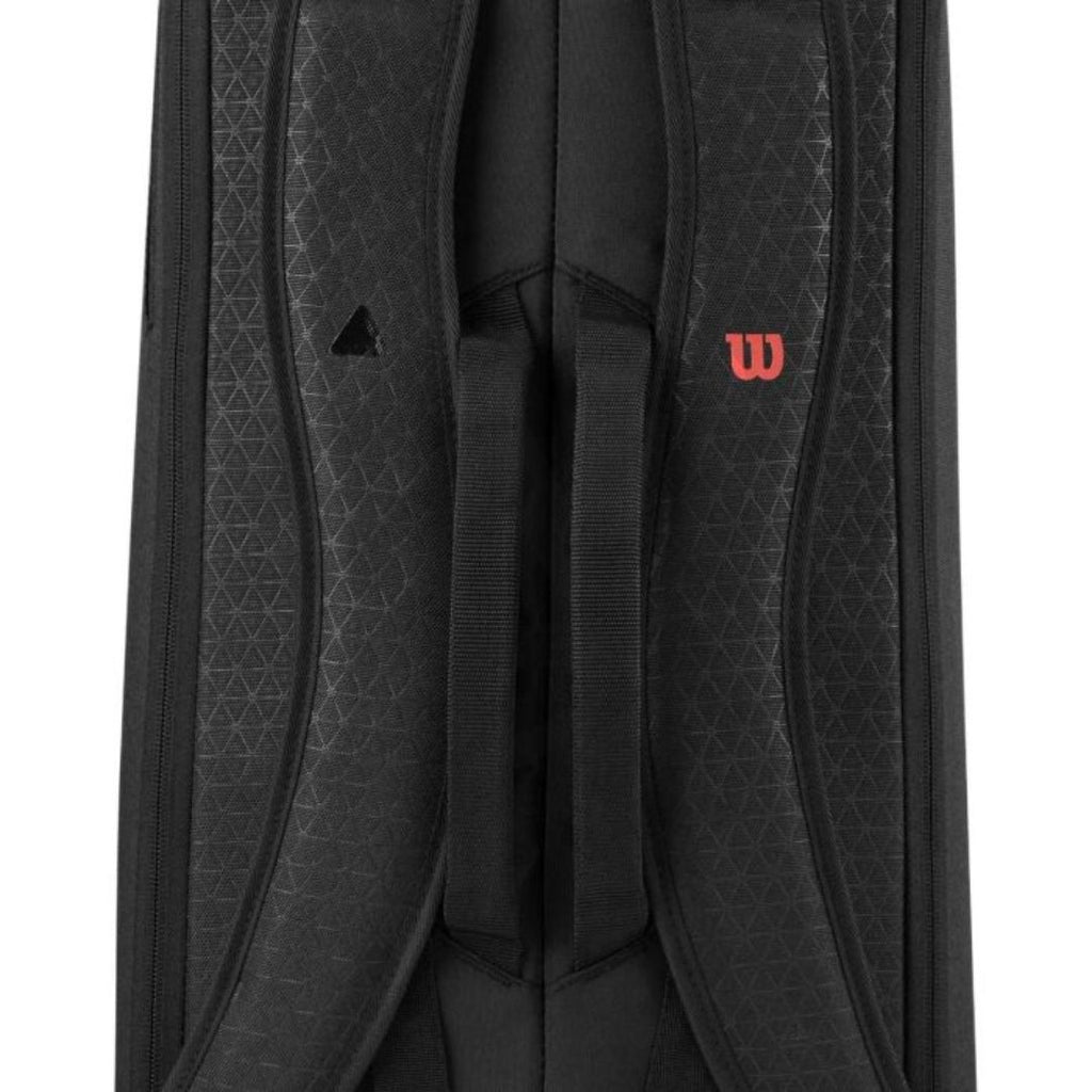 Wilson Clash V3 6R Tennis Kitbag - Black/Infrared