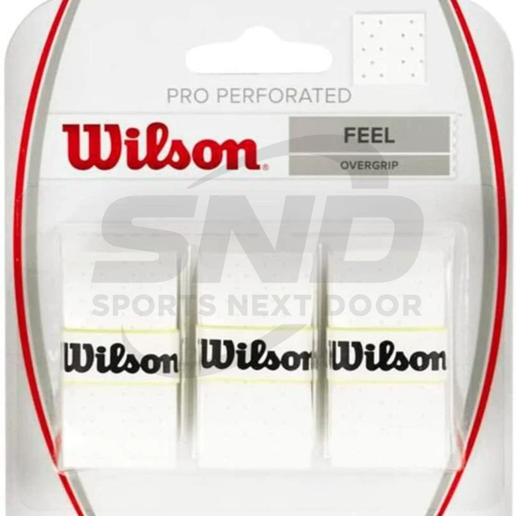Wilson Pro Overgrip Perforated White