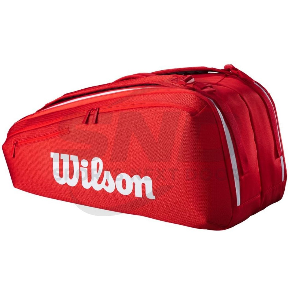 Wilson Super Tour 9 Racquet Bag - Red