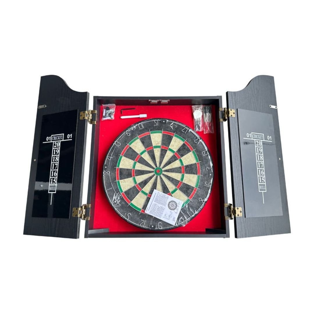 Wooden Dart Board Cabinet