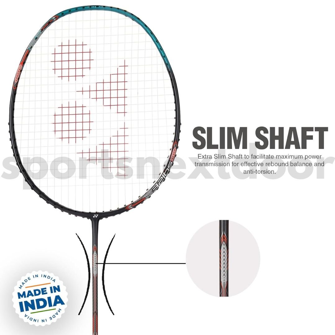 Yonex Astrox Attack 9 Badminton Racket (80 Grams, 32 lbs. Tension) - Assorted
