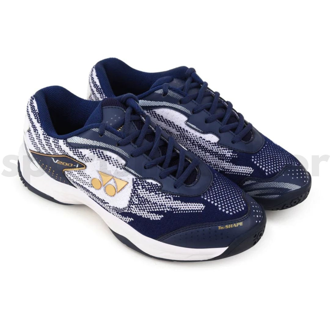 Yonex V200i Badminton Shoes Indigo Marine /White