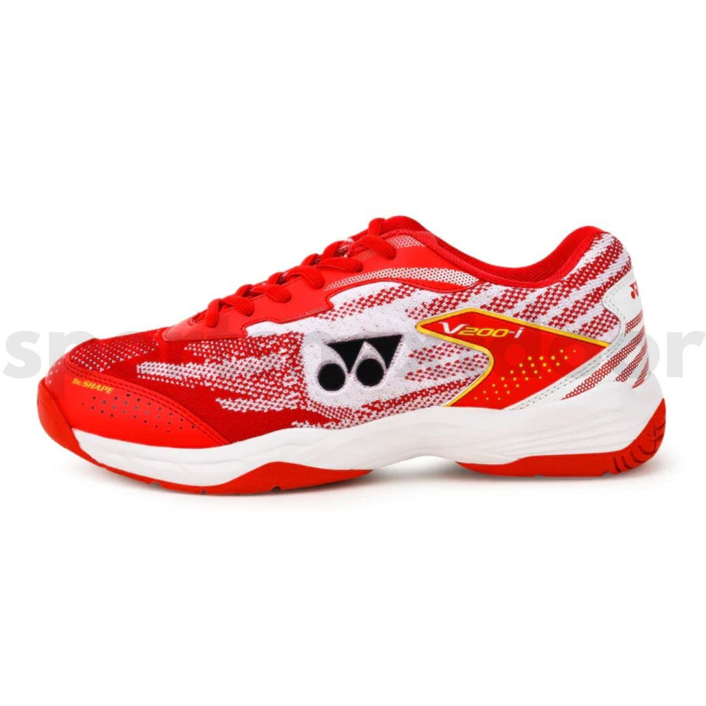 Yonex V200i Badminton Shoes Ruby Shoes Gold/ Medallion Gold