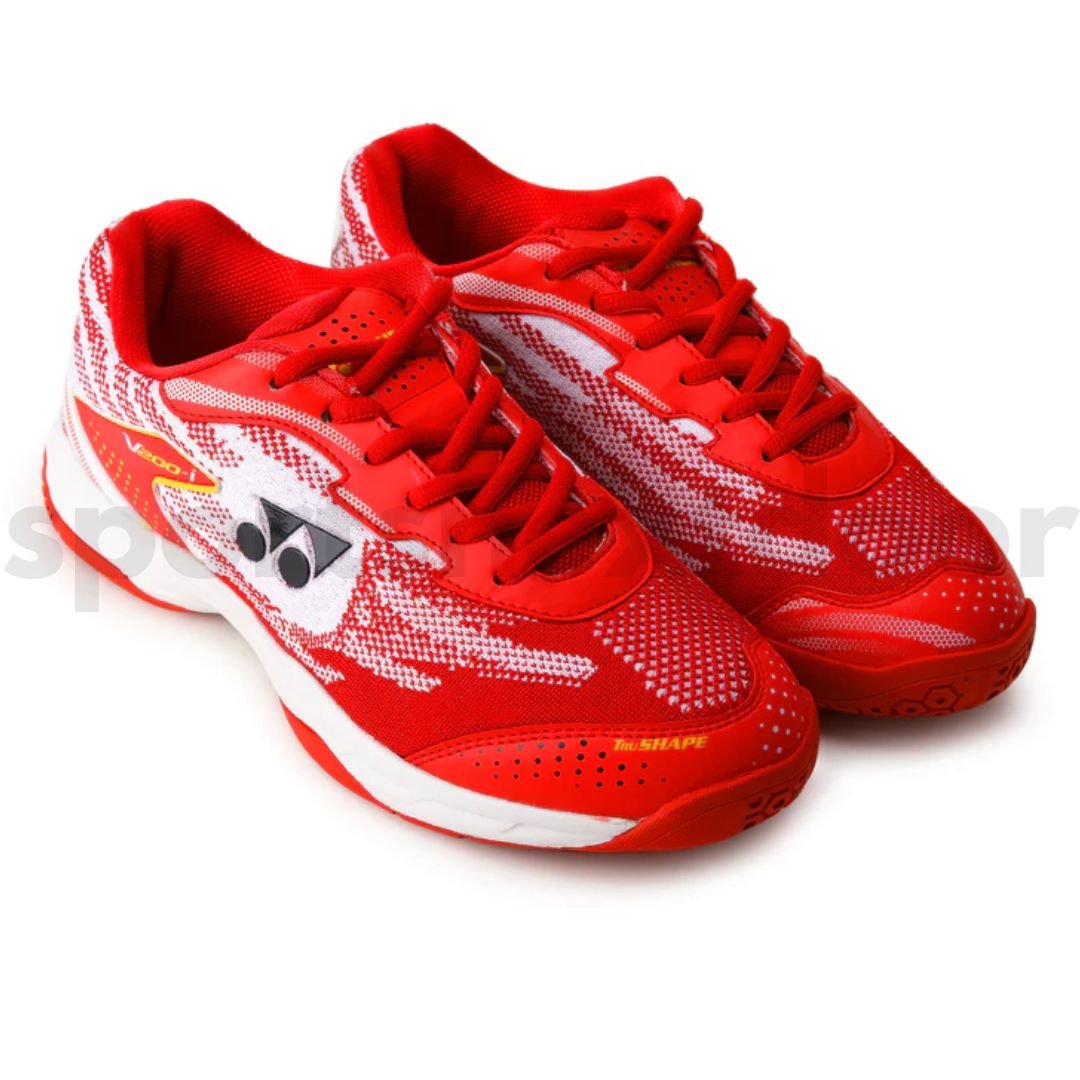 Yonex V200i Badminton Shoes Ruby Shoes Gold/ Medallion Gold