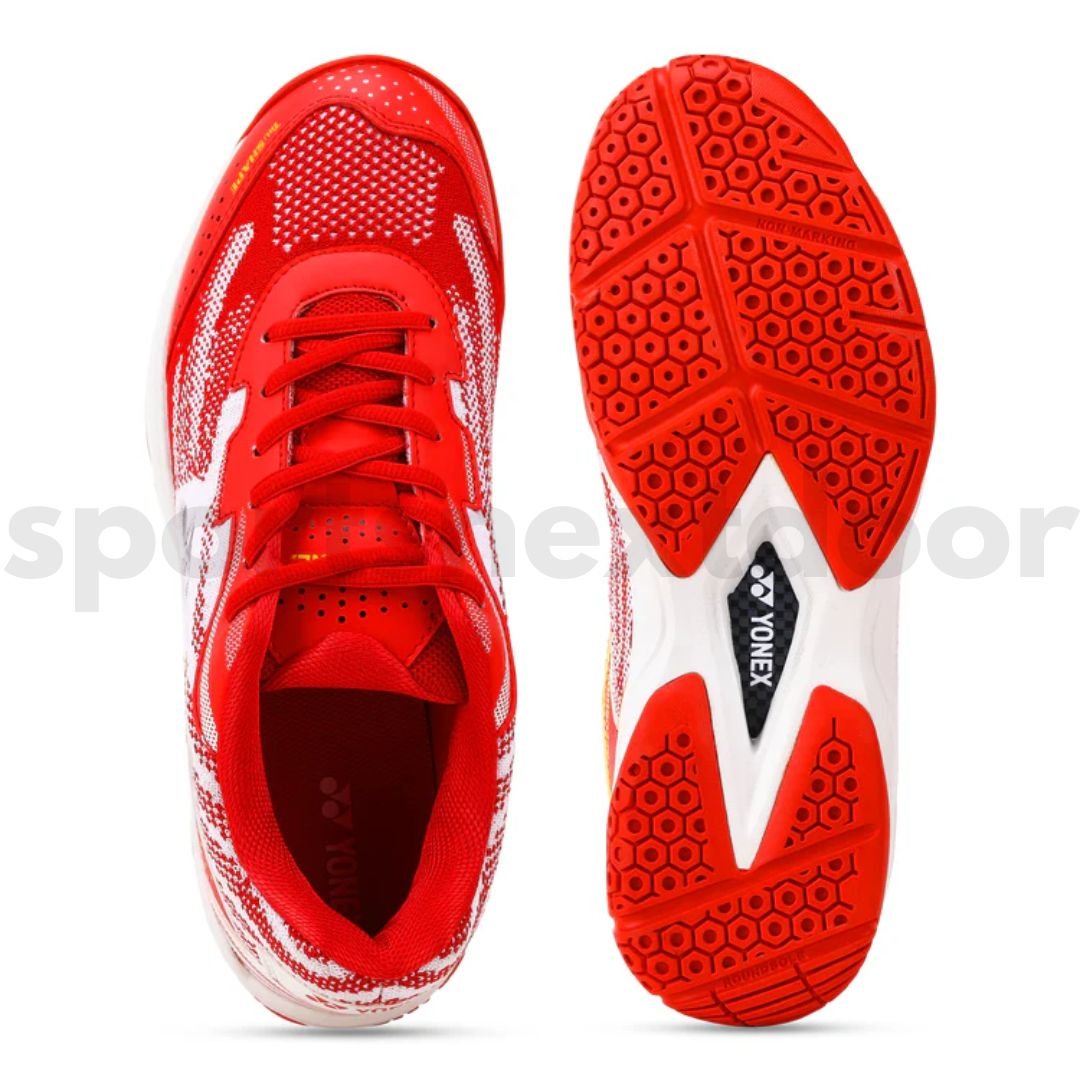 Yonex V200i Badminton Shoes Ruby Shoes Gold/ Medallion Gold