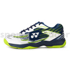 Yonex V200i Badminton Shoes White Deep Ocean