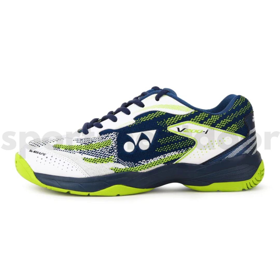 Yonex V200i Badminton Shoes White Deep Ocean