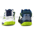 Yonex V200i Badminton Shoes White Deep Ocean