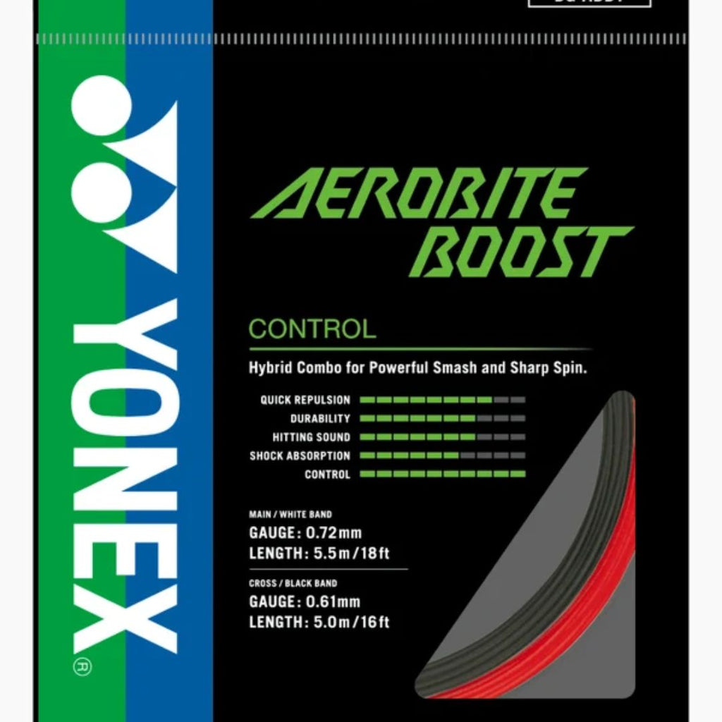Yonex Aerobite Boost Badminton String 0.61mm (Assorted Colors)