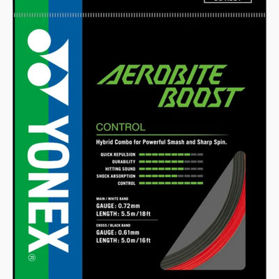 Yonex Aerobite Boost Badminton String 0.61mm (Assorted Colors)