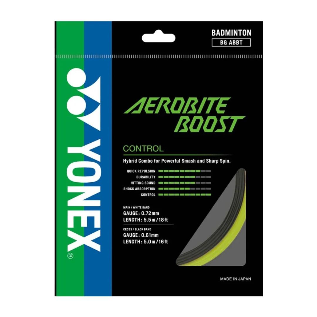 Yonex Aerobite Boost Badminton String 0.61mm (Assorted Colors)