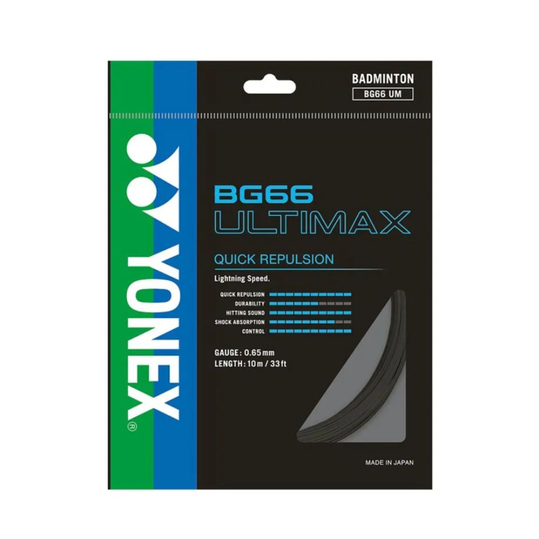 Yonex BG 66 Ultimax Badminton String (Assorted Colors)