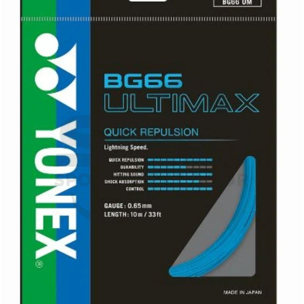 Yonex BG 66 Ultimax Badminton String (Assorted Colors)