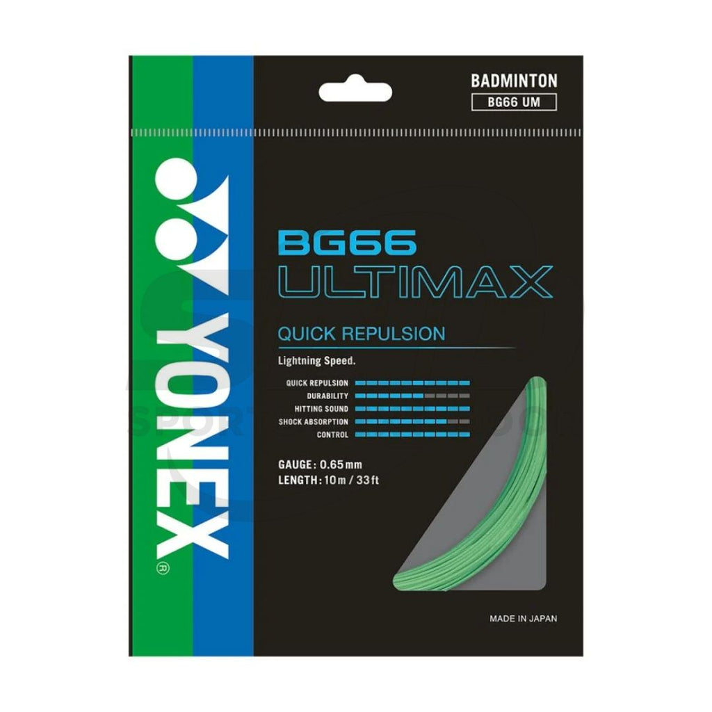 Yonex BG 66 Ultimax Badminton String (Assorted Colors)