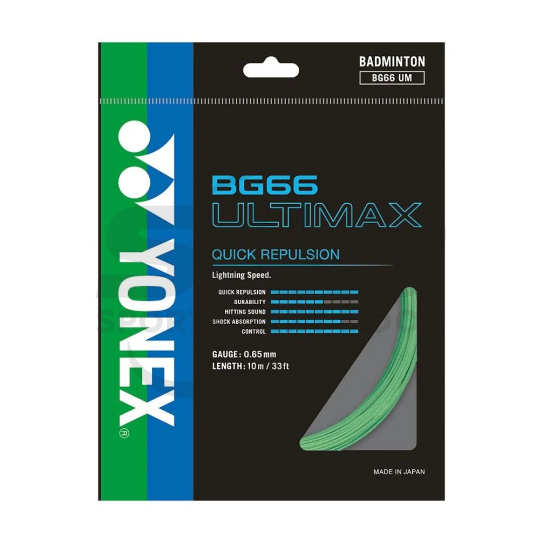 Yonex BG 66 Ultimax Badminton String (Assorted Colors)