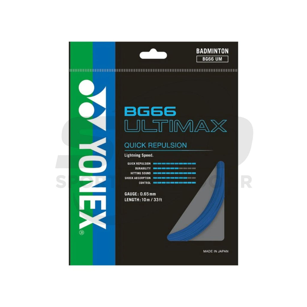 Yonex BG 66 Ultimax Badminton String (Assorted Colors)