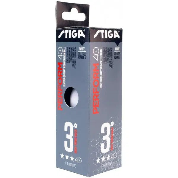 Stiga Perform 40+ Table Tennis Balls (Pack of 3)
