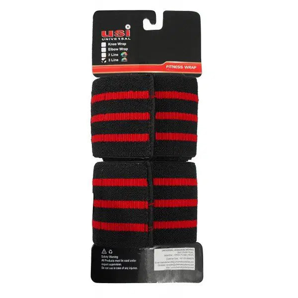 USI 3 Line Knee Wrap (Pair)