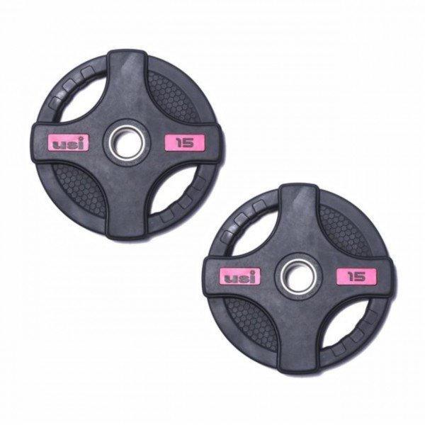 USI Cross Grip Olympic Weight Plates (Pair)