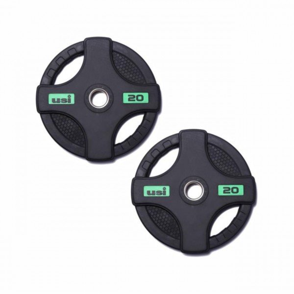 USI Cross Grip Olympic Weight Plates (Pair)