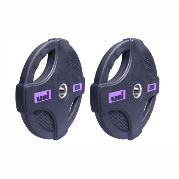 USI Cross Grip Olympic Weight Plates (Pair)