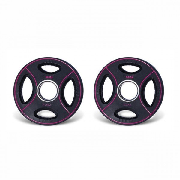 USI Quad Grip TPU Olympic Weight Plates (Pair)