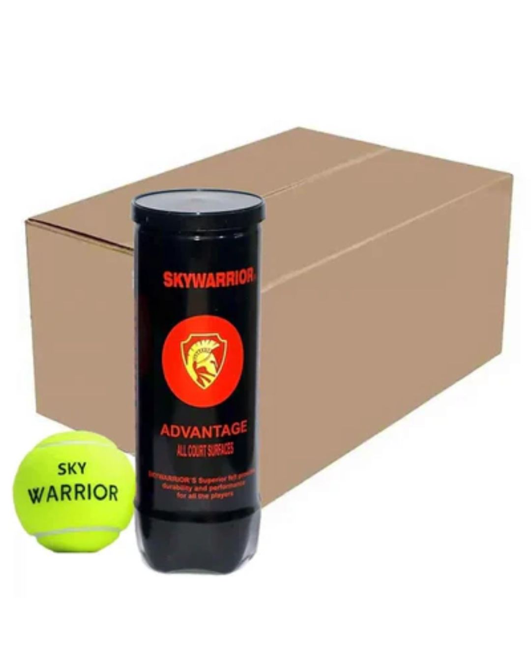 Skywarrior Advantage All Court Surface Ball - 1 Skywarrior Tennis Balls - Advantage All Court